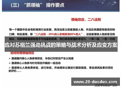 应对苏格兰强劲挑战的策略与战术分析及应变方案